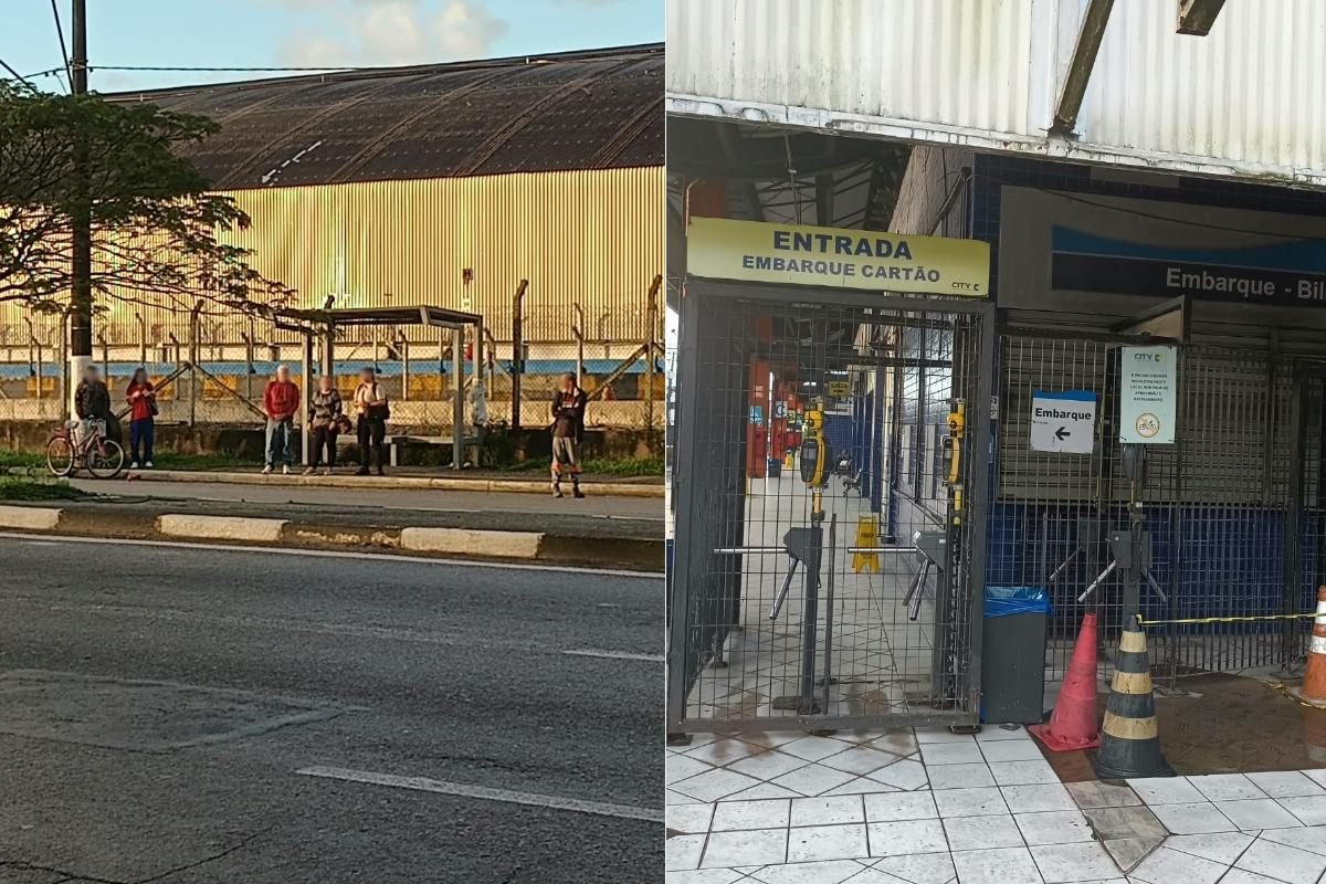 Greve deixa Guarujá sem ônibus nesta terça