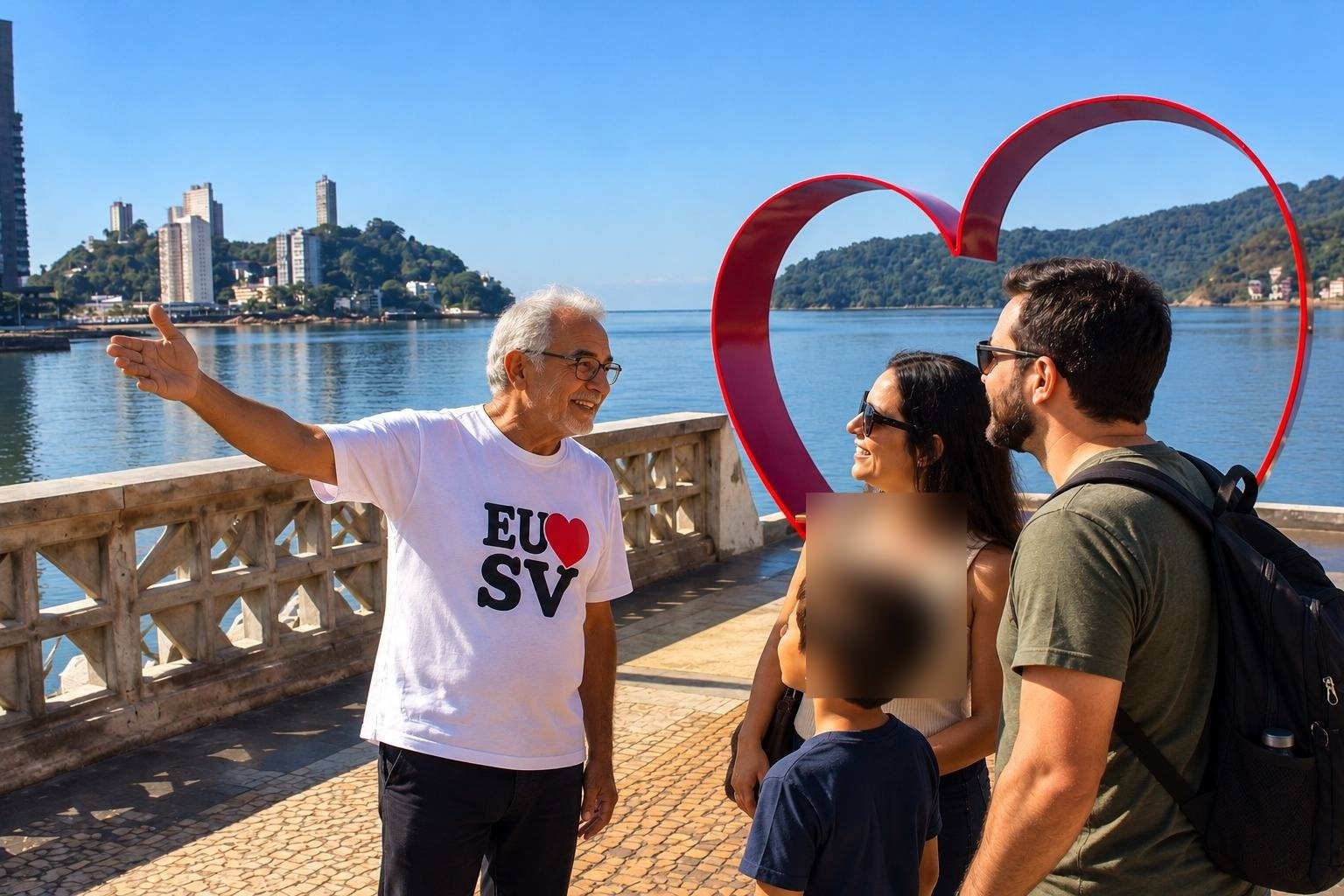 São Vicente abre vagas para idosos atenderem turistas com bolsa de R$ 750